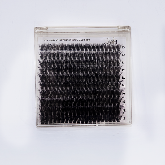 Fluffy and Thick Cluster Lashes